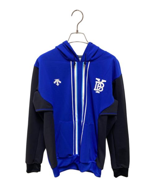 DESCENTE（デサント）DESCENTE (デサント) プルオーバーパーカー ブルー サイズ:Ｍの古着・服飾アイテム