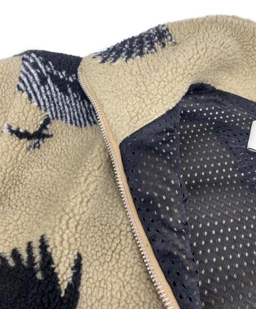 LOEWE（ロエベ）LOEWE (ロエベ) アニマル柄フリースジャケット ベージュ サイズ:Ｍの古着・服飾アイテム