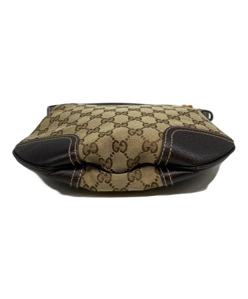 GUCCI（グッチ）GUCCI (グッチ) GGキャンバスプリンシーショルダーバッグ ベージュの古着・服飾アイテム