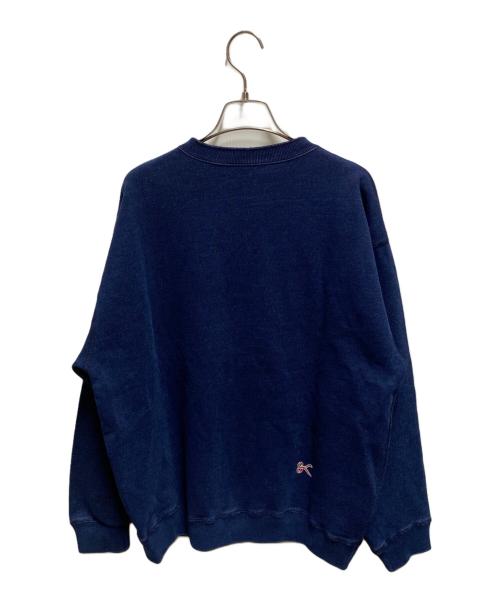 Denham（デンハム）Denham (デンハム) INDIGO HENLEY SWEAT インディゴ サイズ:38 未使用品の古着・服飾アイテム