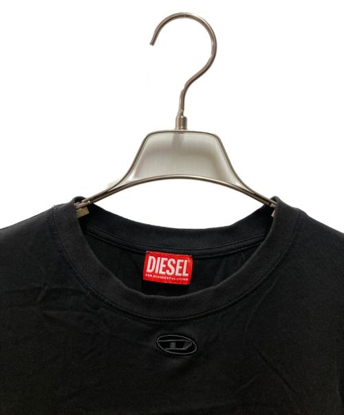 DIESEL（ディーゼル）DIESEL (ディーゼル) 25SS Tシャツワンピース  A19232 ブラック サイズ: XXSの古着・服飾アイテム