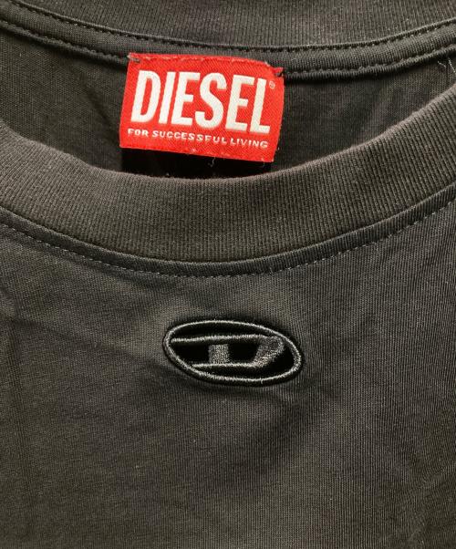 DIESEL（ディーゼル）DIESEL (ディーゼル) 25SS Tシャツワンピース  A19232 ブラック サイズ: XXSの古着・服飾アイテム