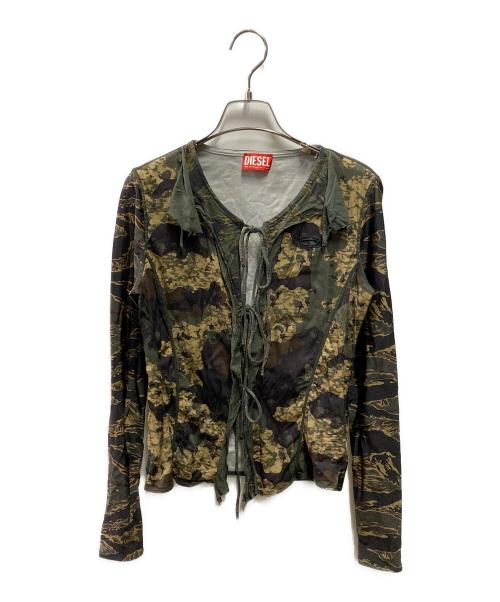 DIESEL（ディーゼル）DIESEL (ディーゼル) T-Afry Top グリーン サイズ:Ｓの古着・服飾アイテム