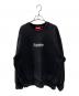 SUPREME（シュプリーム）の古着「Washed Box Logo Crewneck」｜ブラック