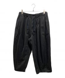 is-ness（イズネス）の古着「BALLOON EZ PANTS」｜ブラック
