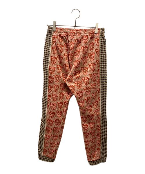 GUCCI（グッチ）GUCCI (グッチ) アニマル柄トラックパンツ レッド サイズ:Ｓの古着・服飾アイテム