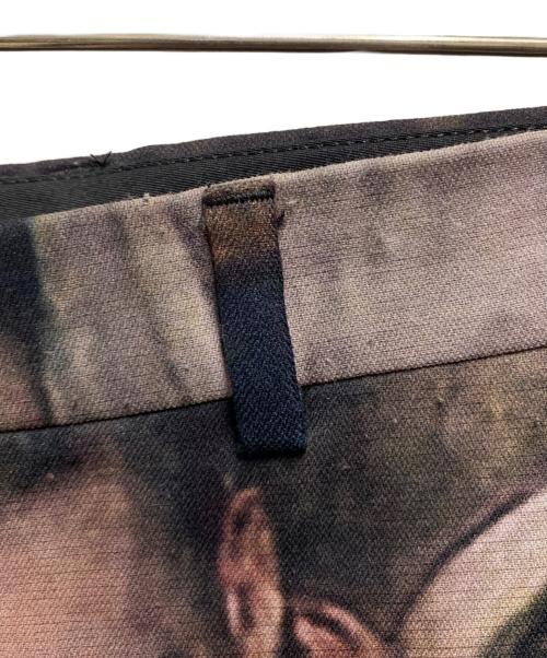 DIOR HOMME（ディオール オム）DIOR HOMME (ディオール オム) DAN WITZ (ダン・ウィッツ) 17AW 転写プリントパンツ ブラック サイズ:50の古着・服飾アイテム