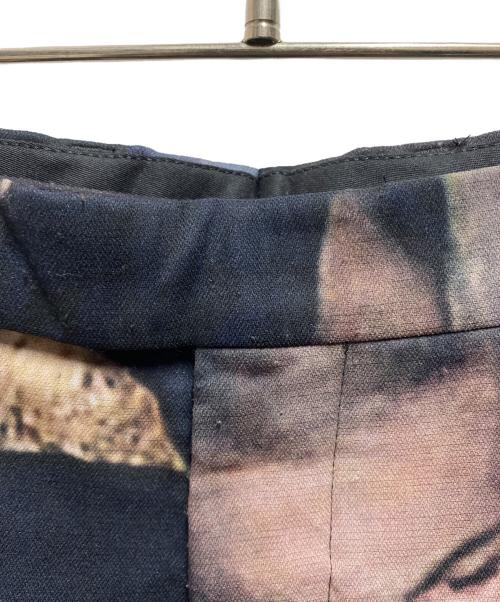 DIOR HOMME（ディオール オム）DIOR HOMME (ディオール オム) DAN WITZ (ダン・ウィッツ) 17AW 転写プリントパンツ ブラック サイズ:50の古着・服飾アイテム