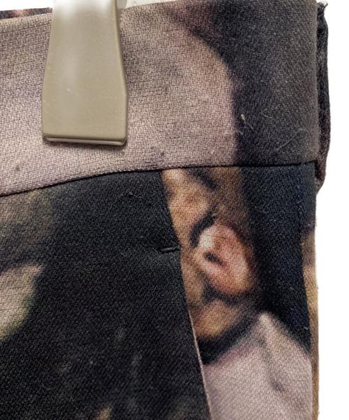 DIOR HOMME（ディオール オム）DIOR HOMME (ディオール オム) DAN WITZ (ダン・ウィッツ) 17AW 転写プリントパンツ ブラック サイズ:50の古着・服飾アイテム