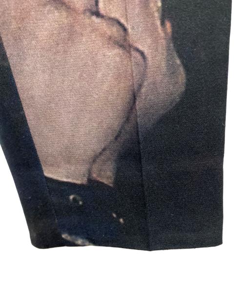 DIOR HOMME（ディオール オム）DIOR HOMME (ディオール オム) DAN WITZ (ダン・ウィッツ) 17AW 転写プリントパンツ ブラック サイズ:50の古着・服飾アイテム