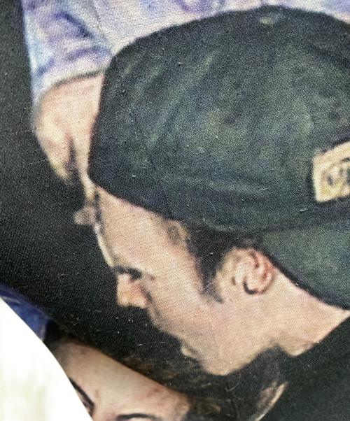 DIOR HOMME（ディオール オム）DIOR HOMME (ディオール オム) DAN WITZ (ダン・ウィッツ) 17AW 転写プリントパンツ ブラック サイズ:50の古着・服飾アイテム