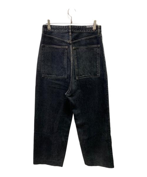 BALENCIAGA（バレンシアガ）BALENCIAGA (バレンシアガ) ウォッシュ加工デニムパンツ ブラック サイズ:Ｓの古着・服飾アイテム