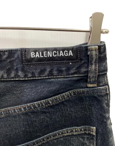 BALENCIAGA（バレンシアガ）BALENCIAGA (バレンシアガ) ウォッシュ加工デニムパンツ ブラック サイズ:Ｓの古着・服飾アイテム