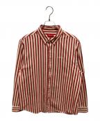 SUPREMEシュプリーム）の古着「19AW Denim Shirt デニムシャツ ストライプシャツ」｜レッド