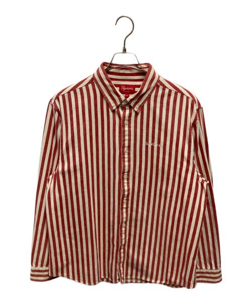SUPREME（シュプリーム）SUPREME (シュプリーム) 19AW Denim Shirt デニムシャツ ストライプシャツ レッド サイズ:Ｌの古着・服飾アイテム