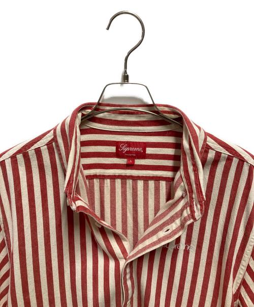 SUPREME（シュプリーム）SUPREME (シュプリーム) 19AW Denim Shirt デニムシャツ ストライプシャツ レッド サイズ:Ｌの古着・服飾アイテム