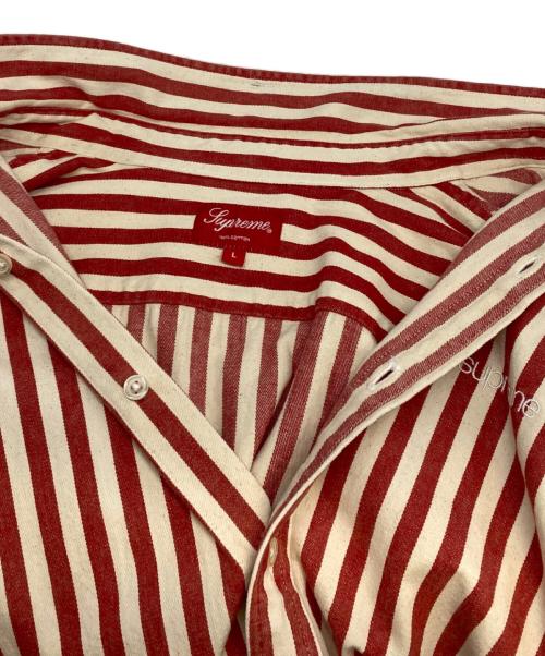 SUPREME（シュプリーム）SUPREME (シュプリーム) 19AW Denim Shirt デニムシャツ ストライプシャツ レッド サイズ:Ｌの古着・服飾アイテム