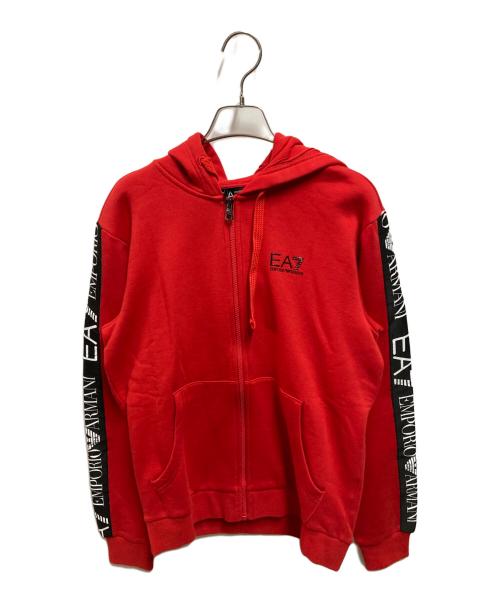EA7（イーエーセブン）EA7 (イーエーセブン) パーカー レッド サイズ:XS 未使用品の古着・服飾アイテム