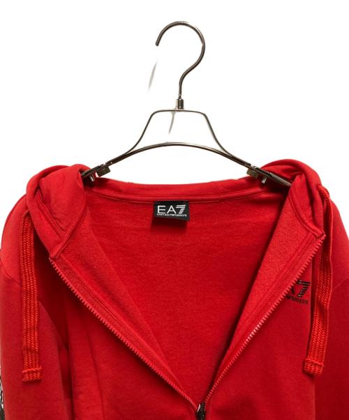 EA7（イーエーセブン）EA7 (イーエーセブン) パーカー レッド サイズ:XS 未使用品の古着・服飾アイテム