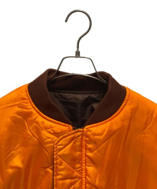 BEAMS（ビームス）BEAMS (ビームス) リラックスフィット THERMOLITE(R) MA-1 （撥水） ブラウン サイズ:Sの古着・服飾アイテム