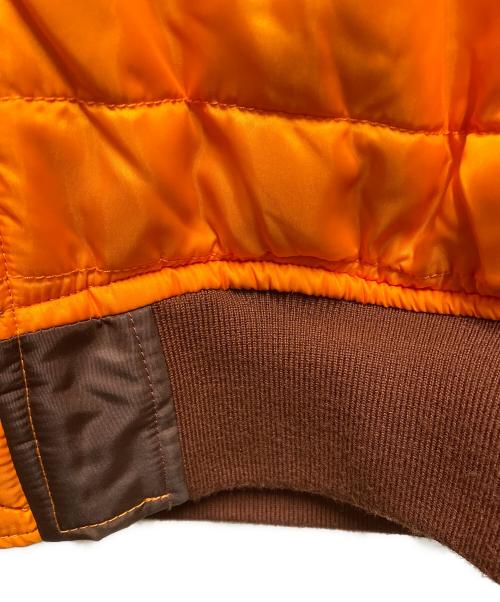 BEAMS（ビームス）BEAMS (ビームス) リラックスフィット THERMOLITE(R) MA-1 （撥水） ブラウン サイズ:Sの古着・服飾アイテム