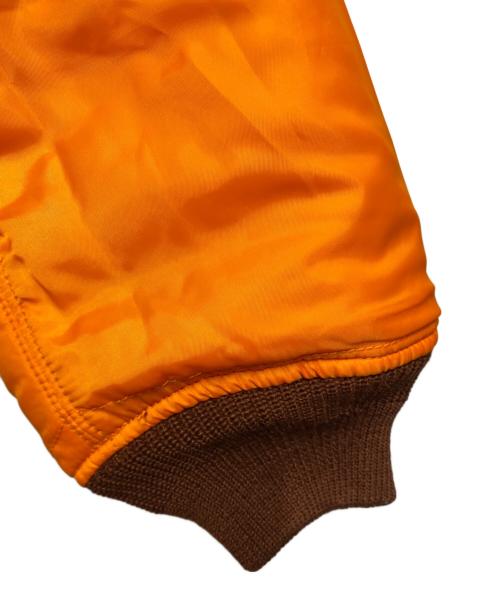 BEAMS（ビームス）BEAMS (ビームス) リラックスフィット THERMOLITE(R) MA-1 （撥水） ブラウン サイズ:Sの古着・服飾アイテム