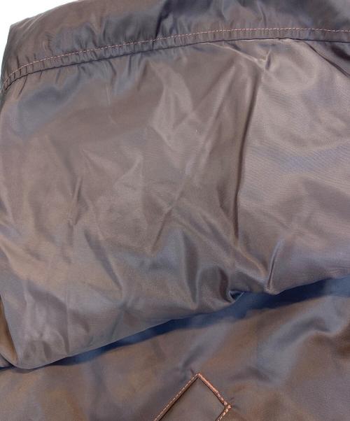 BEAMS（ビームス）BEAMS (ビームス) リラックスフィット THERMOLITE(R) MA-1 （撥水） ブラウン サイズ:Sの古着・服飾アイテム