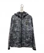 NIKE×F.C.R.B.ナイキ×エフシーレアルブリストル）の古着「Camo Hoodie Jacket」｜グレー