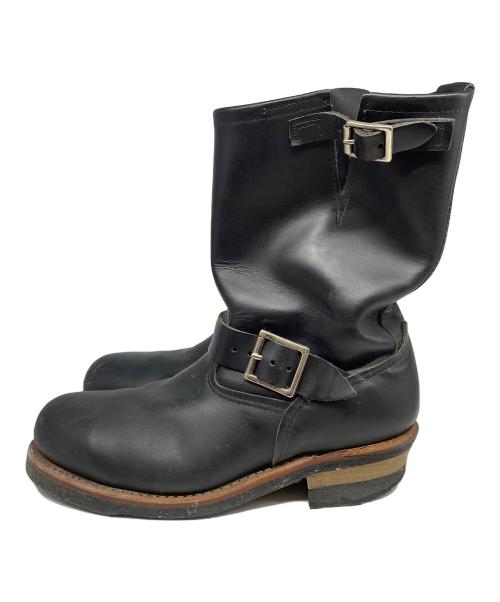 RED WING（レッドウィング）RED WING (レッドウィング) スチールトゥエンジニアブーツ ブラック サイズ:8 1/2の古着・服飾アイテム