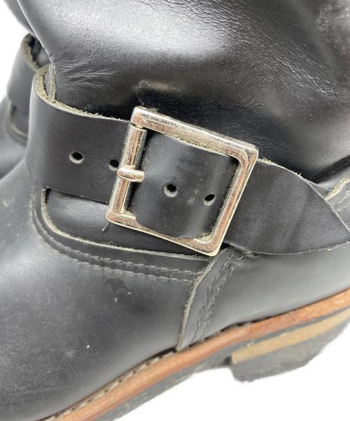 RED WING（レッドウィング）RED WING (レッドウィング) スチールトゥエンジニアブーツ ブラック サイズ:8 1/2の古着・服飾アイテム