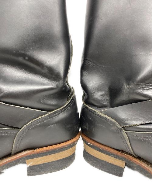 RED WING（レッドウィング）RED WING (レッドウィング) スチールトゥエンジニアブーツ ブラック サイズ:8 1/2の古着・服飾アイテム