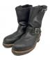 RED WING（レッドウィング）の古着「スチールトゥエンジニアブーツ」｜ブラック