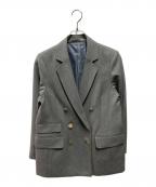 SHIPS anyシップスエニィ）の古着「アイビー ブレザー ダブル ジャケット」｜グレー