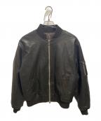 SAVOY CLOTHINGサヴォイ クロージング）の古着「vegan leather jacket」｜ブラウン