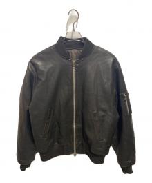 SAVOY CLOTHING（サヴォイ クロージング）の古着「vegan leather jacket」｜ブラウン