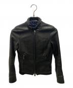 MIHARA YASUHIROミハラヤスヒロ）の古着「鹿革レザージャケット」｜ブラック