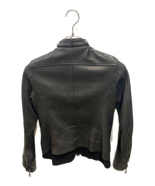 MIHARA YASUHIRO（ミハラヤスヒロ）MIHARA YASUHIRO (ミハラヤスヒロ) 鹿革レザージャケット ブラック サイズ:Ｍの古着・服飾アイテム