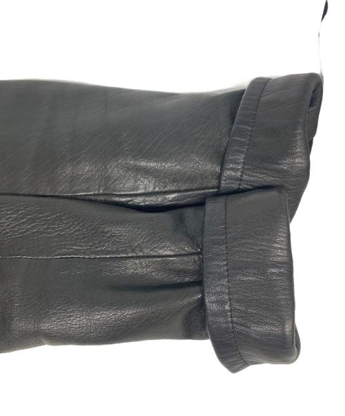 MIHARA YASUHIRO（ミハラヤスヒロ）MIHARA YASUHIRO (ミハラヤスヒロ) 鹿革レザージャケット ブラック サイズ:Ｍの古着・服飾アイテム