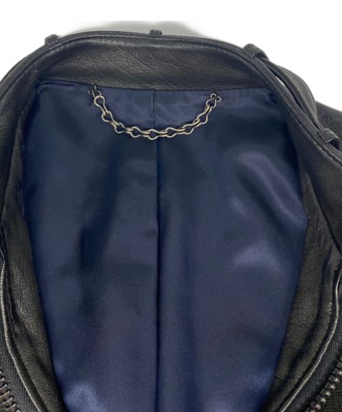 MIHARA YASUHIRO（ミハラヤスヒロ）MIHARA YASUHIRO (ミハラヤスヒロ) 鹿革レザージャケット ブラック サイズ:Ｍの古着・服飾アイテム