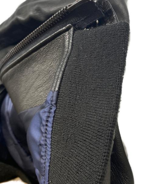 MIHARA YASUHIRO（ミハラヤスヒロ）MIHARA YASUHIRO (ミハラヤスヒロ) 鹿革レザージャケット ブラック サイズ:Ｍの古着・服飾アイテム