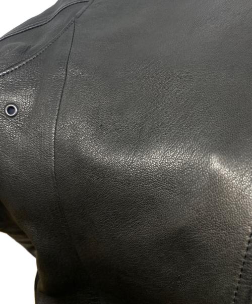 MIHARA YASUHIRO（ミハラヤスヒロ）MIHARA YASUHIRO (ミハラヤスヒロ) 鹿革レザージャケット ブラック サイズ:Ｍの古着・服飾アイテム