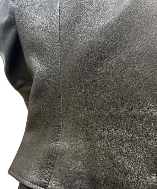 MIHARA YASUHIRO（ミハラヤスヒロ）MIHARA YASUHIRO (ミハラヤスヒロ) 鹿革レザージャケット ブラック サイズ:Ｍの古着・服飾アイテム