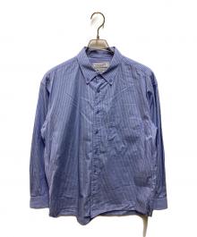 UNIVERSAL PRODUCTS.（ユニバーサルプロダクツ）の古着「T.M. BUTTON DOWN SHIRT」｜ブルー