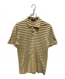 COMME des GARCONS HOMME（コムデギャルソン オム）の古着「ボーダーポロシャツ」｜イエロー