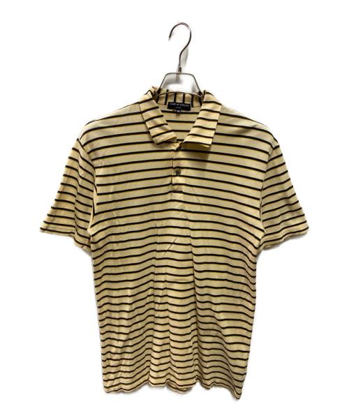 COMME des GARCONS HOMME（コムデギャルソン オム）COMME des GARCONS HOMME (コムデギャルソン オム) ボーダーポロシャツ イエロー サイズ:Mの古着・服飾アイテム