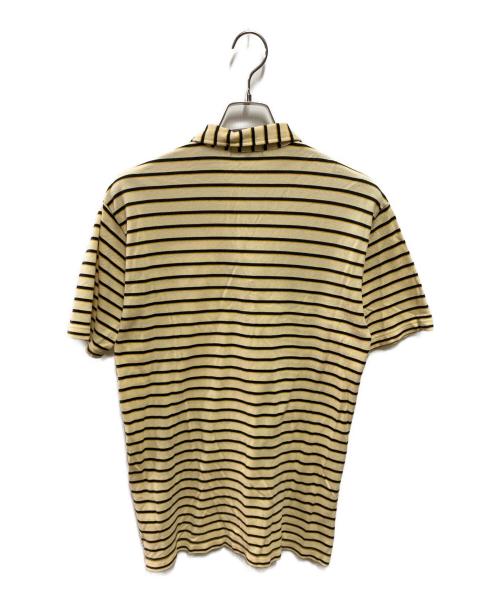 COMME des GARCONS HOMME（コムデギャルソン オム）COMME des GARCONS HOMME (コムデギャルソン オム) ボーダーポロシャツ イエロー サイズ:Mの古着・服飾アイテム