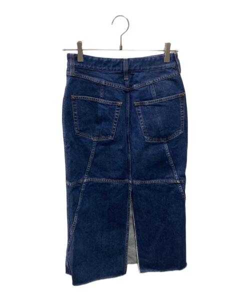 LOUIS VUITTON（ルイ ヴィトン）LOUIS VUITTON (ルイ ヴィトン) モノグラムパッチデニムスカート インディゴ サイズ:36の古着・服飾アイテム