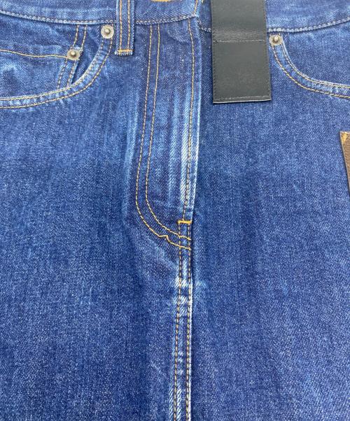 LOUIS VUITTON（ルイ ヴィトン）LOUIS VUITTON (ルイ ヴィトン) モノグラムパッチデニムスカート インディゴ サイズ:36の古着・服飾アイテム