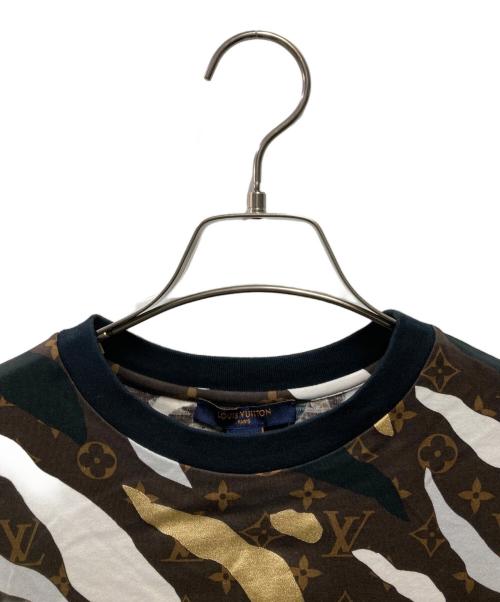 LOUIS VUITTON（ルイ ヴィトン）LOUIS VUITTON (ルイ ヴィトン) モノグラムプリントTシャツ RW201B XCN FITS12 ブラウン サイズ:Sの古着・服飾アイテム