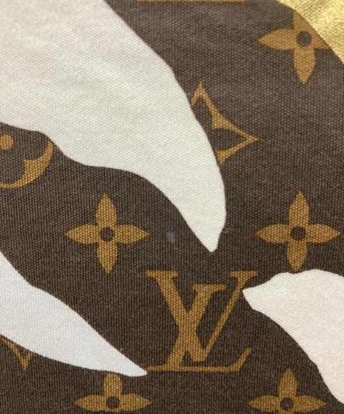 LOUIS VUITTON（ルイ ヴィトン）LOUIS VUITTON (ルイ ヴィトン) モノグラムプリントTシャツ RW201B XCN FITS12 ブラウン サイズ:Sの古着・服飾アイテム